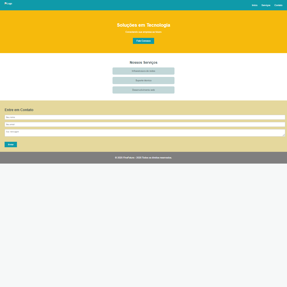 Sistema de gestão financeira - Controle de faturas e pagamentos