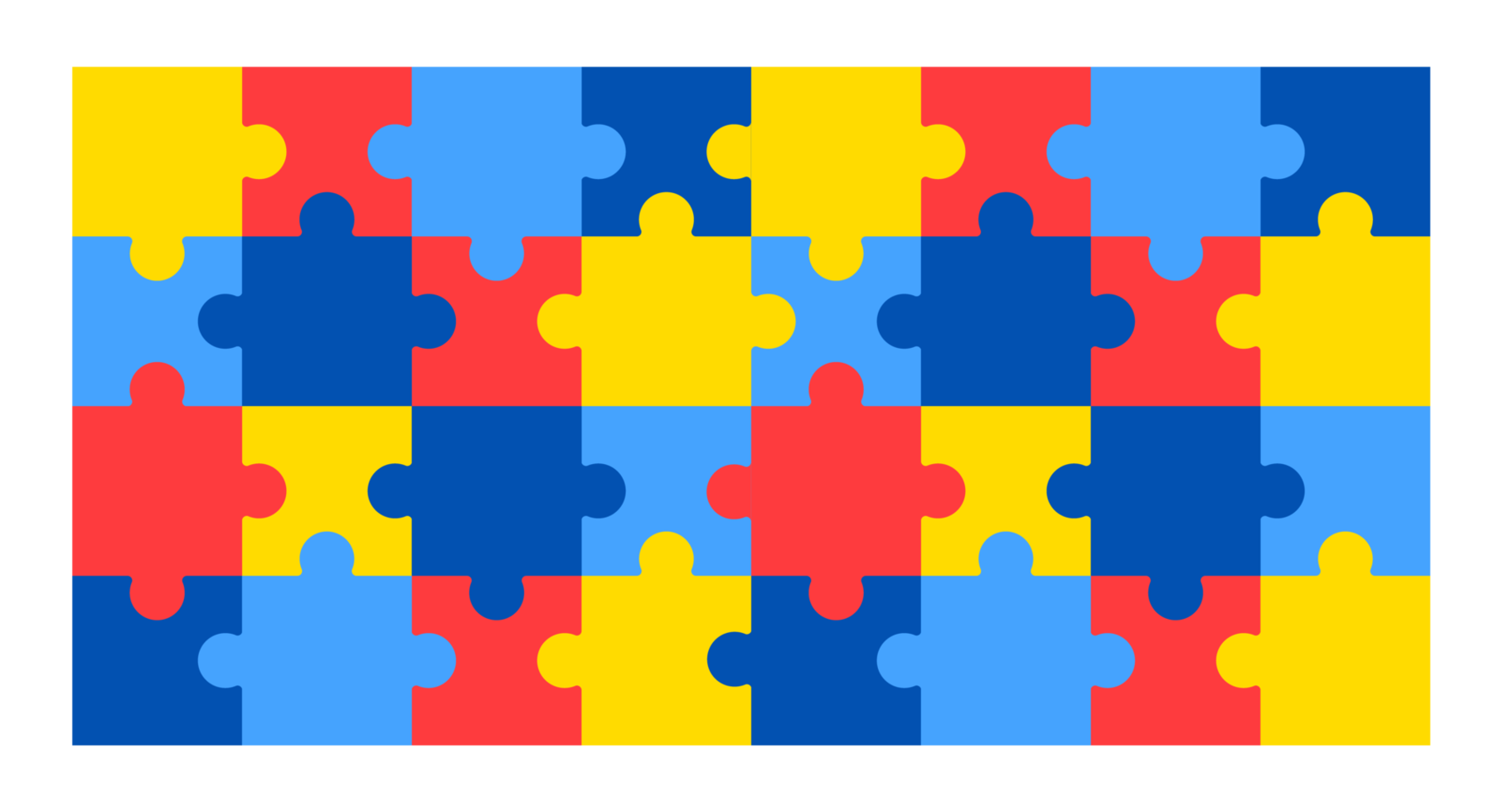 Quebra-cabeça simbolizando a diversidade do espectro autista